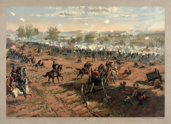 From 154 Years Ago, the Battle of Gettysburg's Bloody Lessons Remain Pickett's Charge, Battle of Gettysburg, July 3, 1863
